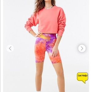Forever21 Tye Dye Biker Short